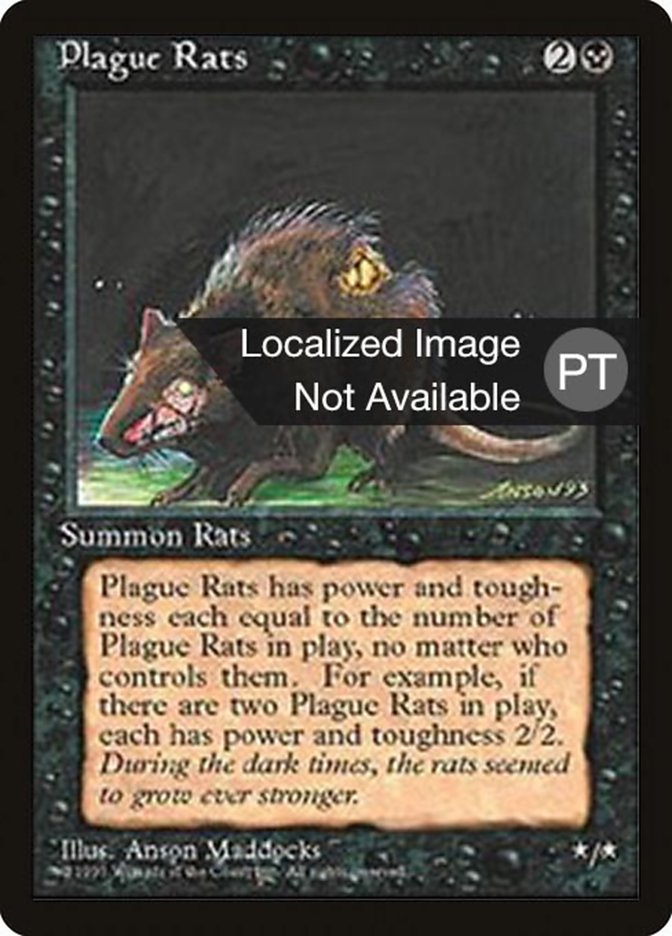 Plague Rats [Fourth Edition (Foreign Black Border)] | Game Master's Emporium (The New GME)