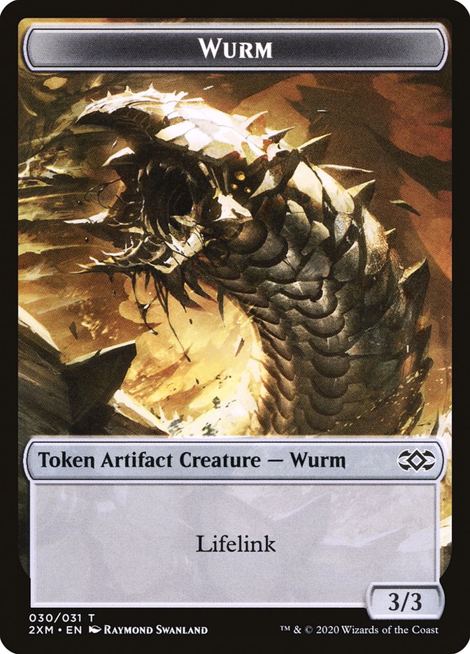 Wurm Token (030/031) [Double Masters Tokens] | Game Master's Emporium (The New GME)