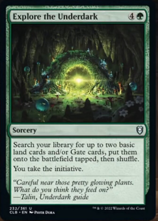Explore the Underdark [Commander Legends: Battle for Baldur's Gate] | Game Master's Emporium (The New GME)