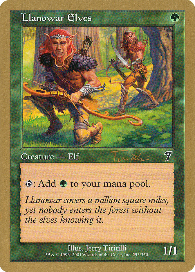 Llanowar Elves (Jan Tomcani) [World Championship Decks 2001] | Game Master's Emporium (The New GME)