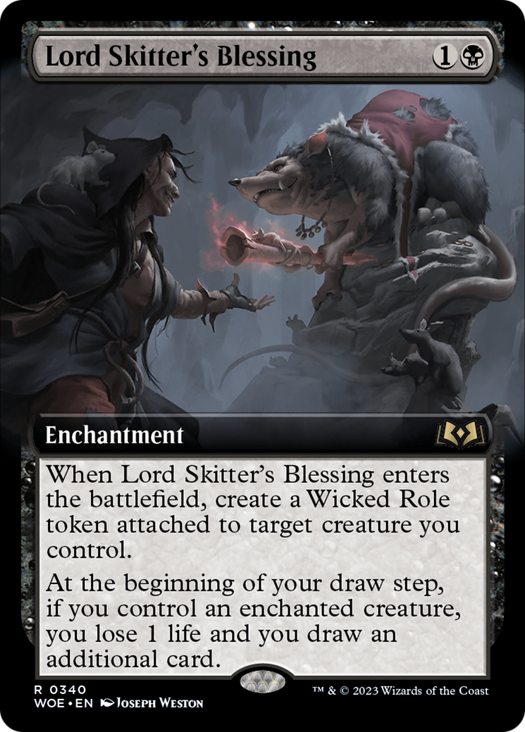 Lord Skitter's Blessing (Extended Art) [Wilds of Eldraine] | Game Master's Emporium (The New GME)