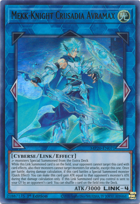 Mekk-Knight Crusadia Avramax [MP20-EN071] Ultra Rare | Game Master's Emporium (The New GME)