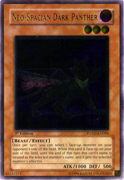 Neo-Spacian Dark Panther [POTD-EN005] Ultimate Rare | Game Master's Emporium (The New GME)