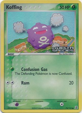 Koffing (72/113) (Stamped) [EX: Delta Species] | Game Master's Emporium (The New GME)