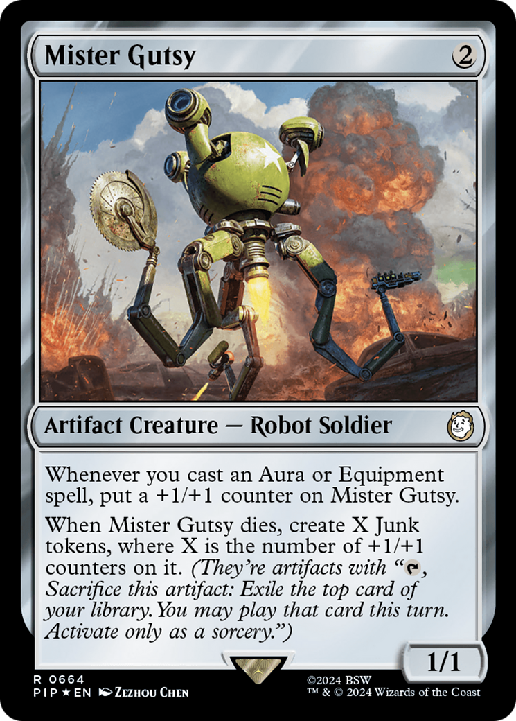 Mister Gutsy (Surge Foil) [Fallout] | Game Master's Emporium (The New GME)