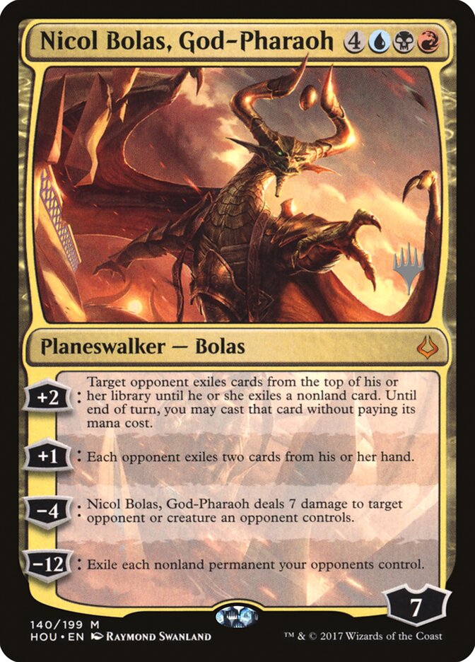 Nicol Bolas, God-Pharaoh (Promo Pack) [Hour of Devastation Promos] | Game Master's Emporium (The New GME)