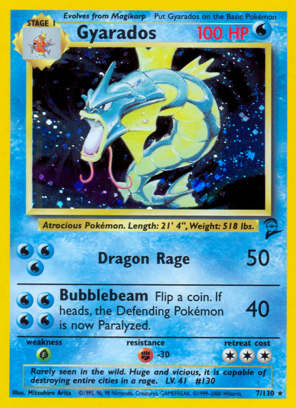 Gyarados (7/130) [Base Set 2] | Game Master's Emporium (The New GME)