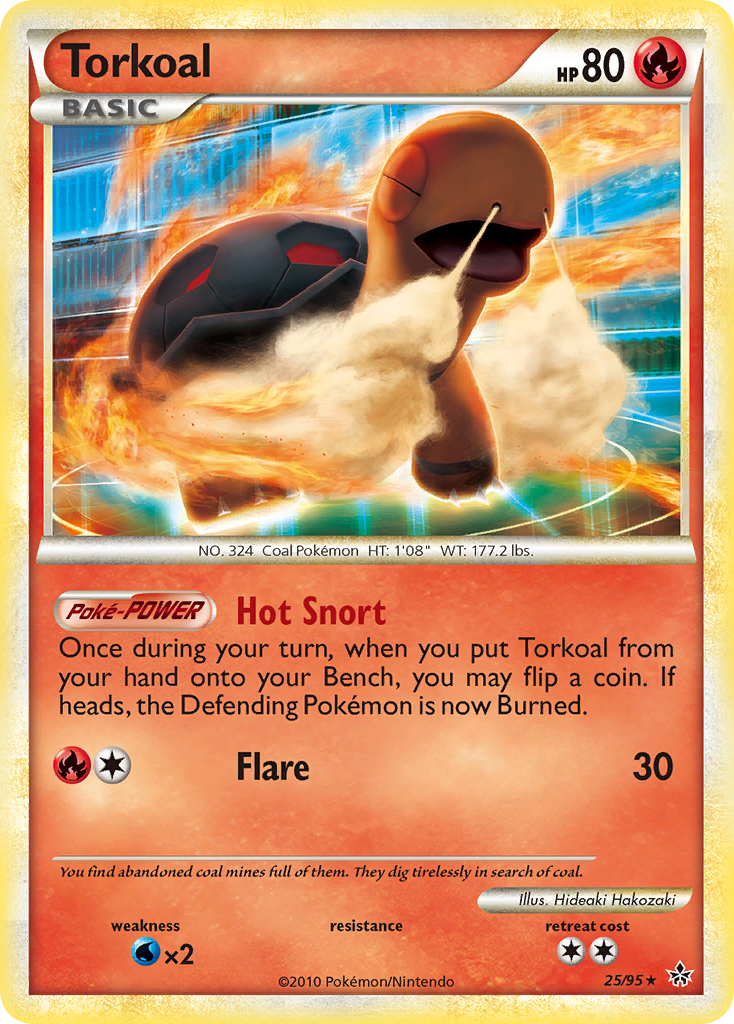 Torkoal (25/95) [HeartGold & SoulSilver: Unleashed] | Game Master's Emporium (The New GME)