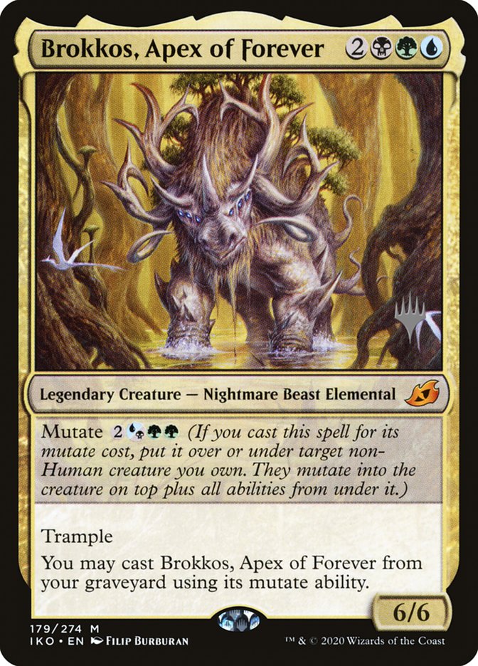 Brokkos, Apex of Forever (Promo Pack) [Ikoria: Lair of Behemoths Promos] | Game Master's Emporium (The New GME)