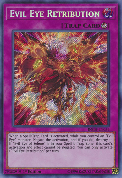 Evil Eye Retribution [INCH-EN039] Secret Rare | Game Master's Emporium (The New GME)