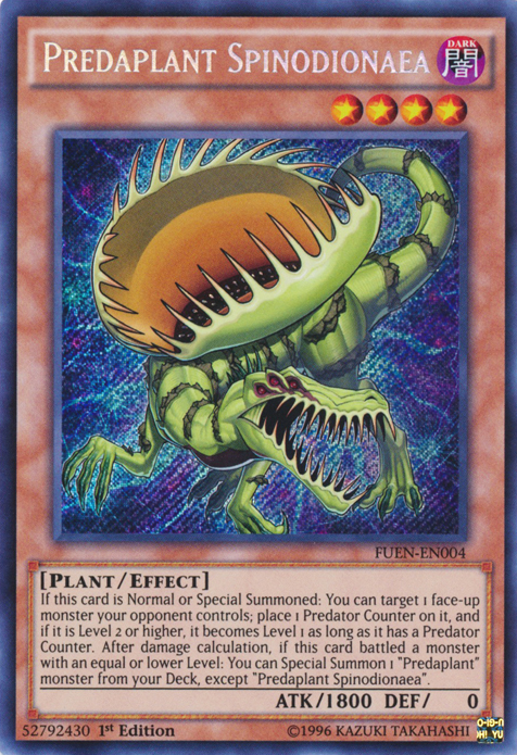 Predaplant Spinodionaea [FUEN-EN004] Secret Rare | Game Master's Emporium (The New GME)