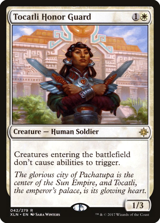 Tocatli Honor Guard (Promo Pack) [Ixalan Promos] | Game Master's Emporium (The New GME)