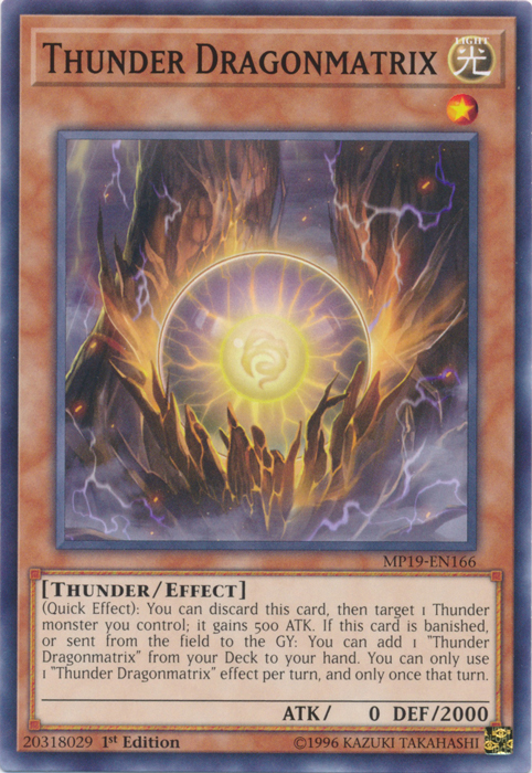Thunder Dragonmatrix [MP19-EN166] Common | Game Master's Emporium (The New GME)