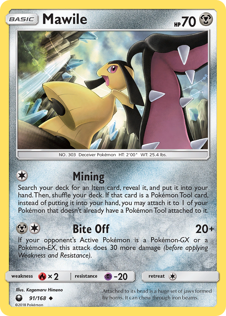 Mawile (91/168) [Sun & Moon: Celestial Storm] | Game Master's Emporium (The New GME)