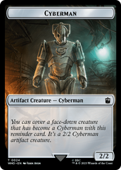Human Noble // Cyberman Double-Sided Token [Doctor Who Tokens] | Game Master's Emporium (The New GME)