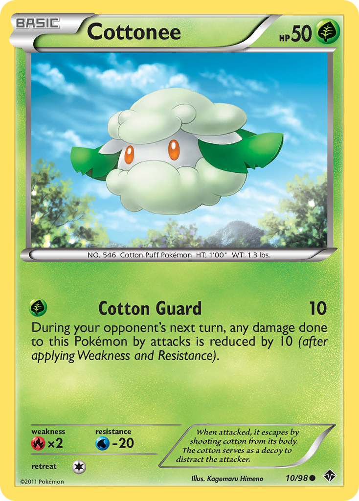 Cottonee (10/98) [Black & White: Emerging Powers] | Game Master's Emporium (The New GME)