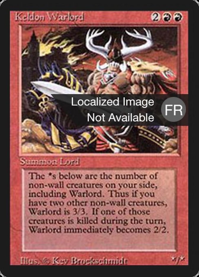 Keldon Warlord [Foreign Black Border] | Game Master's Emporium (The New GME)