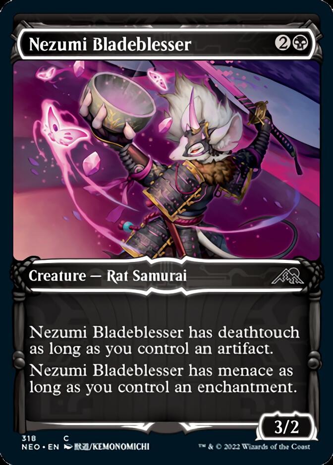 Nezumi Bladeblesser (Showcase Samurai) [Kamigawa: Neon Dynasty] | Game Master's Emporium (The New GME)