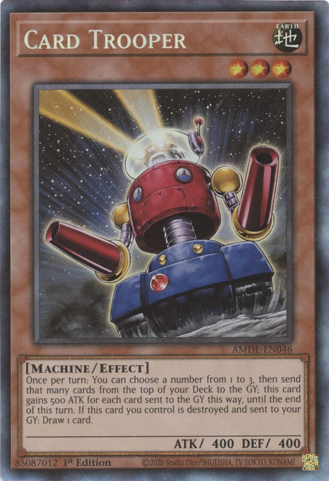 Card Trooper [AMDE-EN046] Collector's Rare | Game Master's Emporium (The New GME)