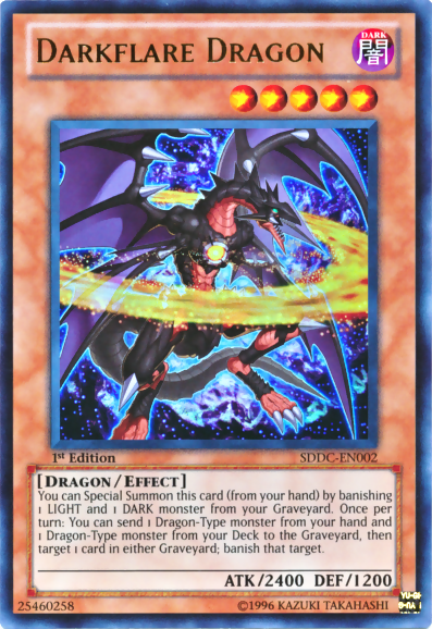 Darkflare Dragon [SDDC-EN002] Ultra Rare | Game Master's Emporium (The New GME)