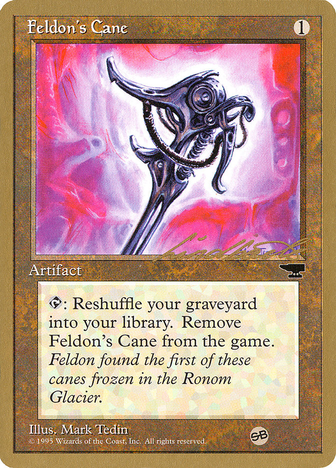 Feldon's Cane (Leon Lindback) (SB) [Pro Tour Collector Set] | Game Master's Emporium (The New GME)