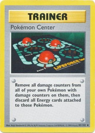 Pokemon Center (85/102) [Base Set Shadowless Unlimited] | Game Master's Emporium (The New GME)