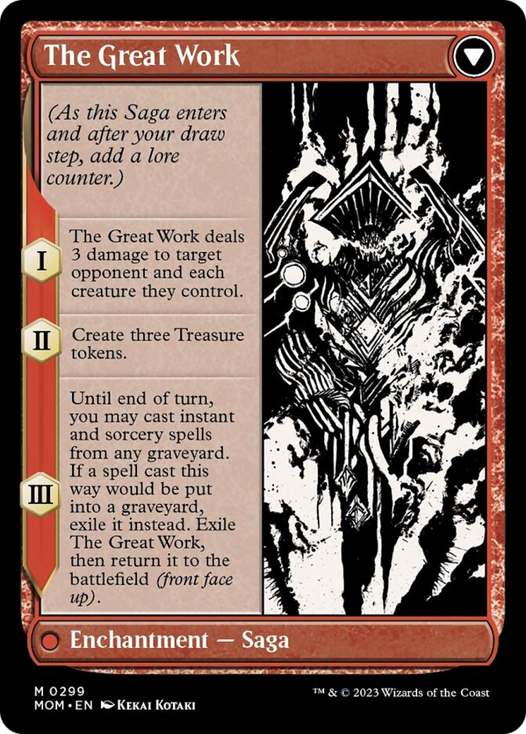 Urabrask // The Great Work (Showcase Planar Booster Fun) [March of the Machine] | Game Master's Emporium (The New GME)