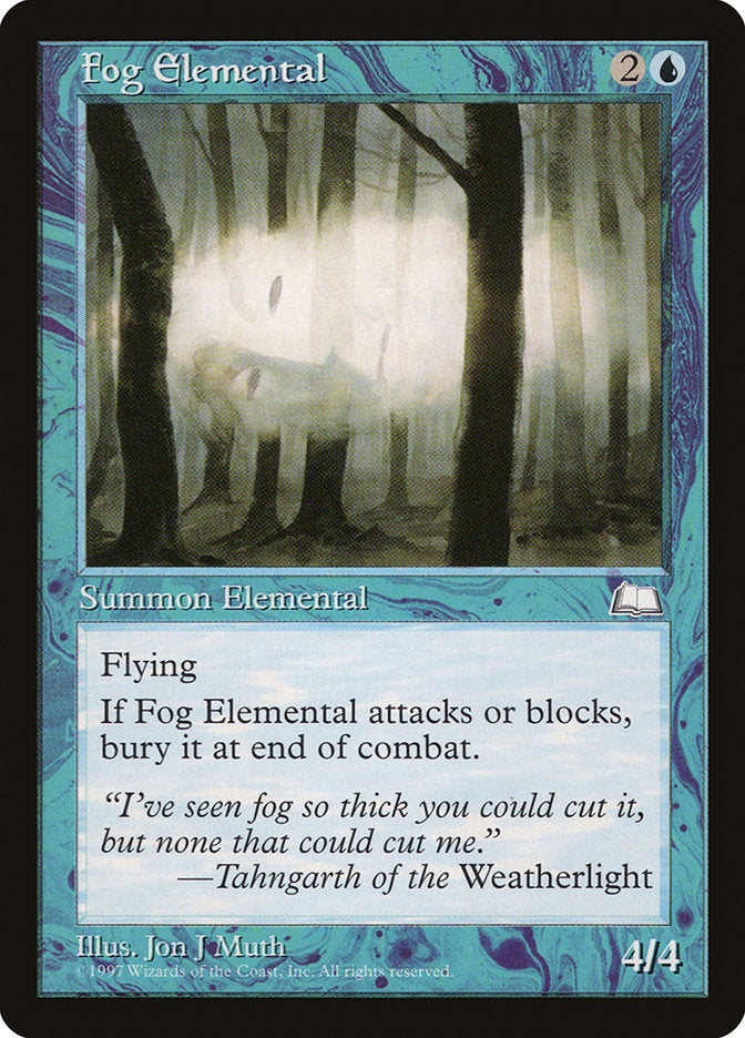 Fog Elemental [Weatherlight] | Game Master's Emporium (The New GME)