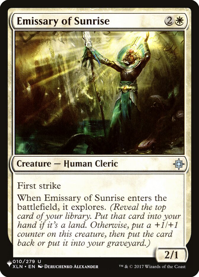 Emissary of Sunrise [The List] | Game Master's Emporium (The New GME)