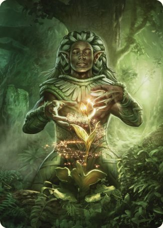 Elvish Mystic Art Card [Commander Masters Art Series] | Game Master's Emporium (The New GME)