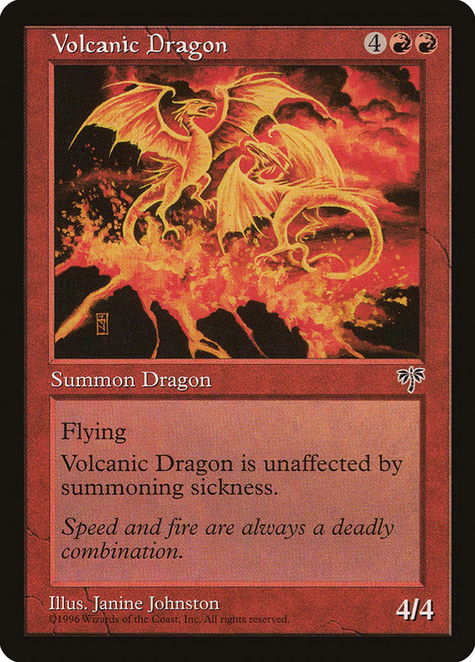 Volcanic Dragon [Mirage] | Game Master's Emporium (The New GME)