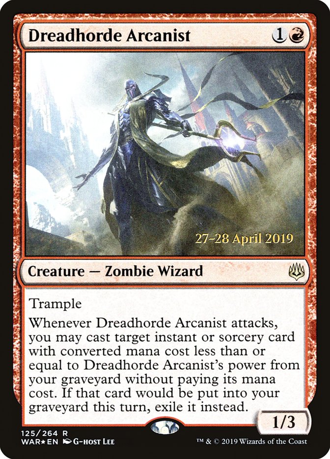 Dreadhorde Arcanist [War of the Spark Prerelease Promos] | Game Master's Emporium (The New GME)