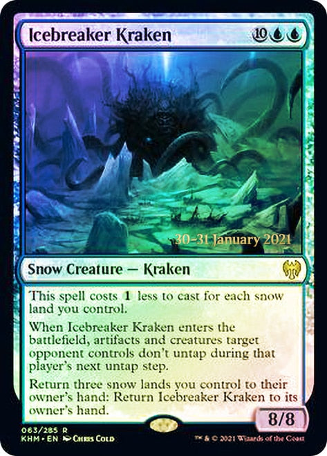 Icebreaker Kraken [Kaldheim Prerelease Promos] | Game Master's Emporium (The New GME)