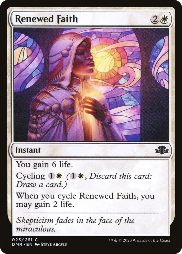 Renewed Faith [Dominaria Remastered] | Game Master's Emporium (The New GME)