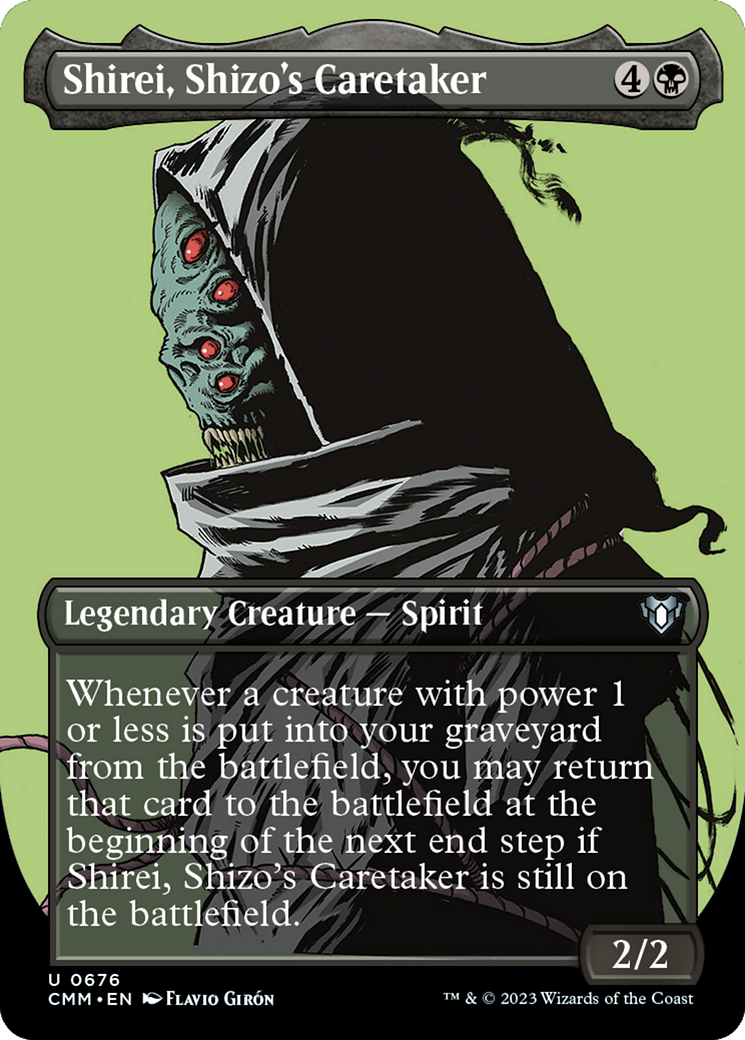 Shirei, Shizo's Caretaker (Borderless Profile) [Commander Masters] | Game Master's Emporium (The New GME)