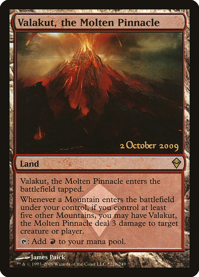 Valakut, the Molten Pinnacle [Zendikar Prerelease Promos] | Game Master's Emporium (The New GME)