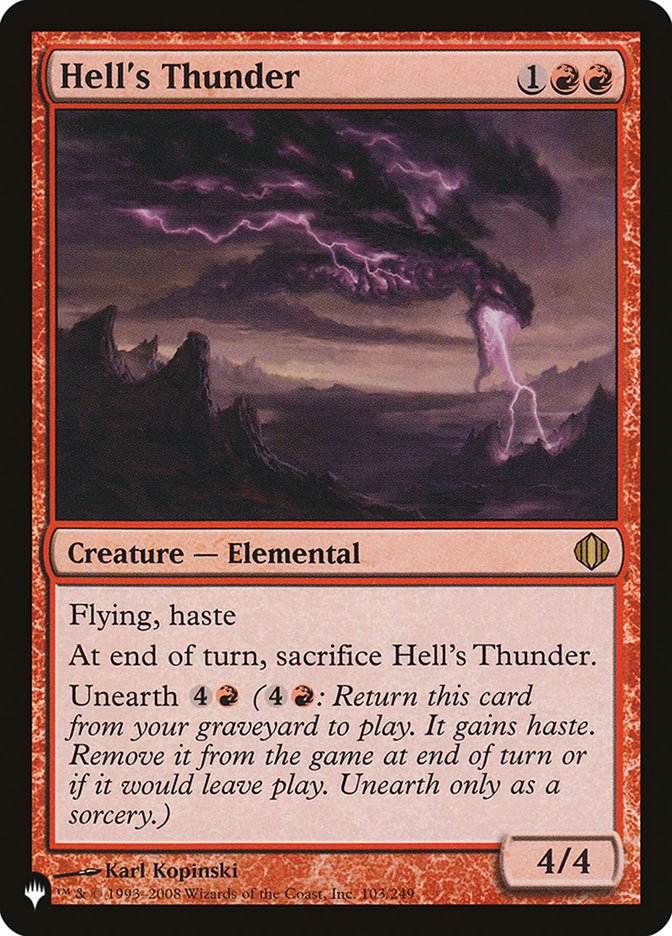 Hell's Thunder [The List] | Game Master's Emporium (The New GME)