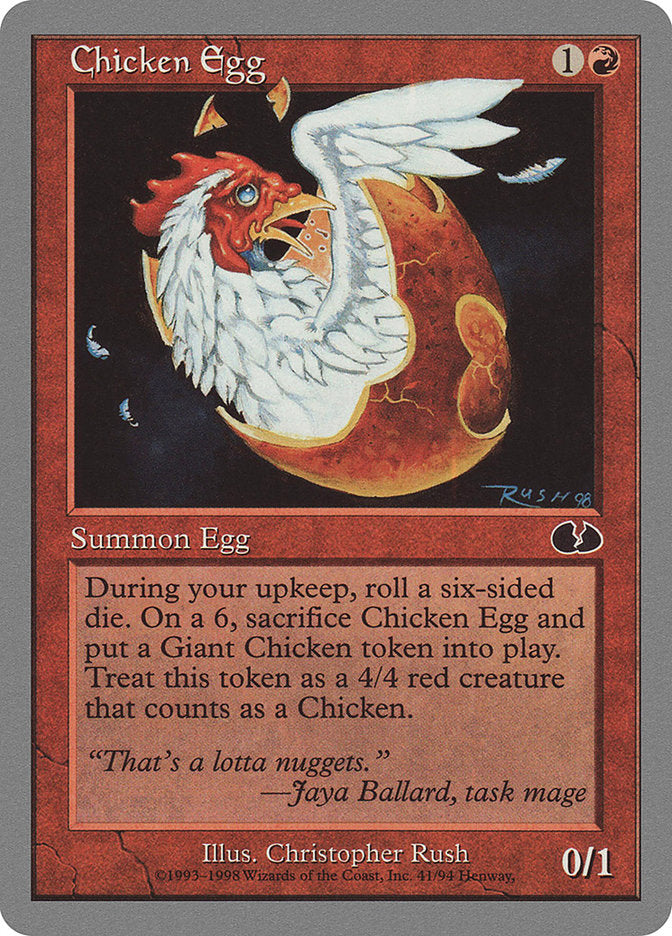 Chicken Egg [Unglued] | Game Master's Emporium (The New GME)