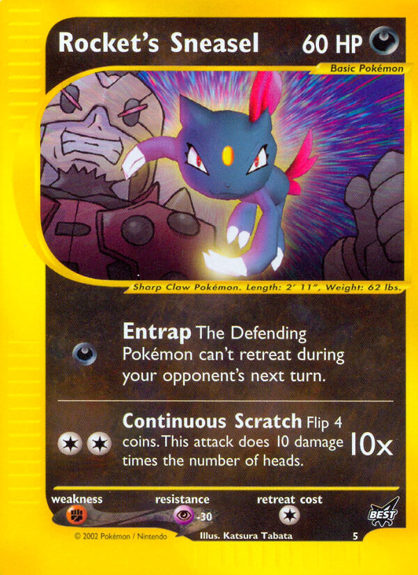 Rocket's Sneasel (5) [Best of Promos] | Game Master's Emporium (The New GME)