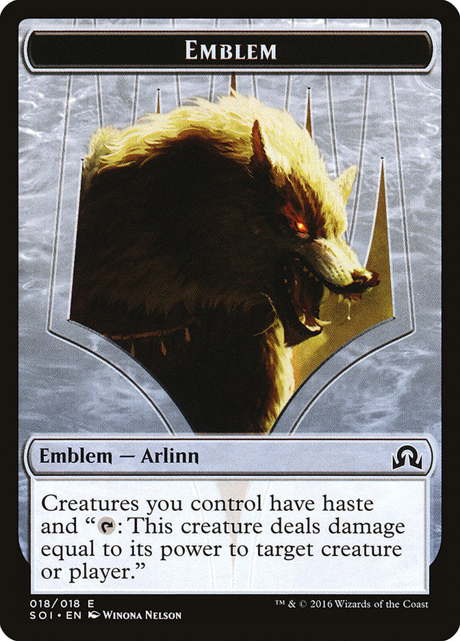 Arlinn Kord Emblem [Shadows over Innistrad Tokens] | Game Master's Emporium (The New GME)