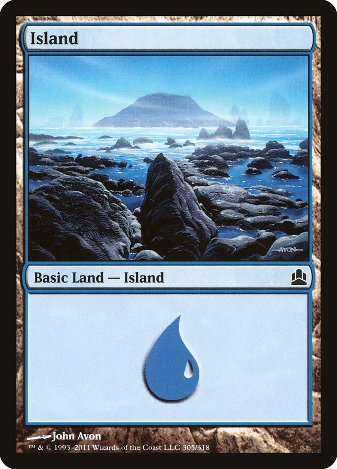 Island (305) [Commander 2011] | Game Master's Emporium (The New GME)