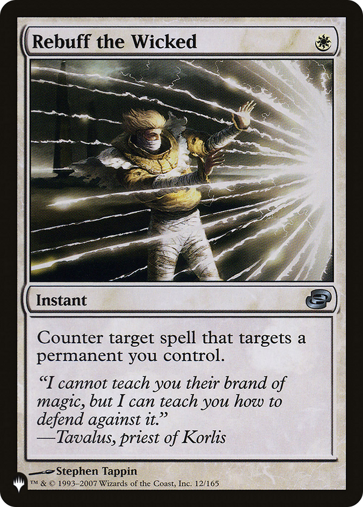 Rebuff the Wicked [The List] | Game Master's Emporium (The New GME)