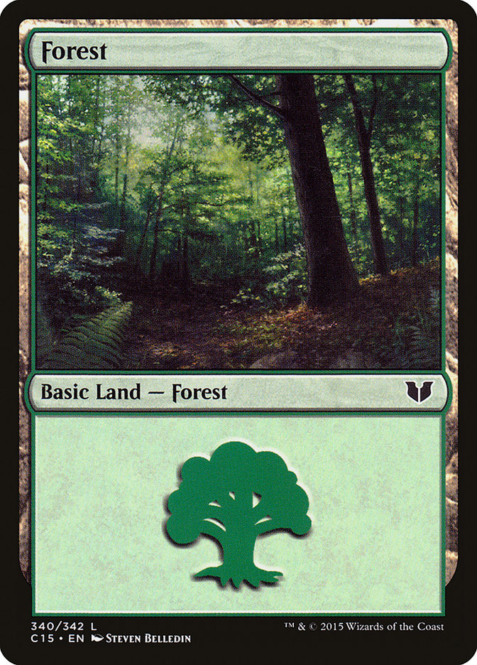 Forest (340) [Commander 2015] | Game Master's Emporium (The New GME)