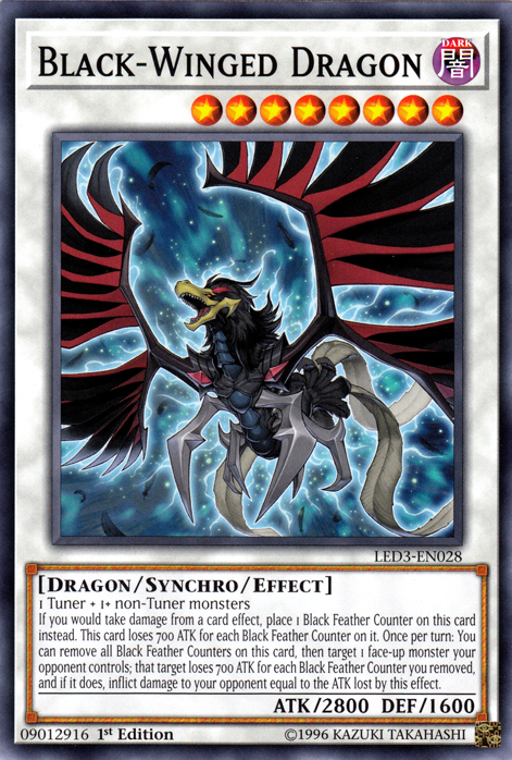 Black-Winged Dragon [LED3-EN028] Common | Game Master's Emporium (The New GME)