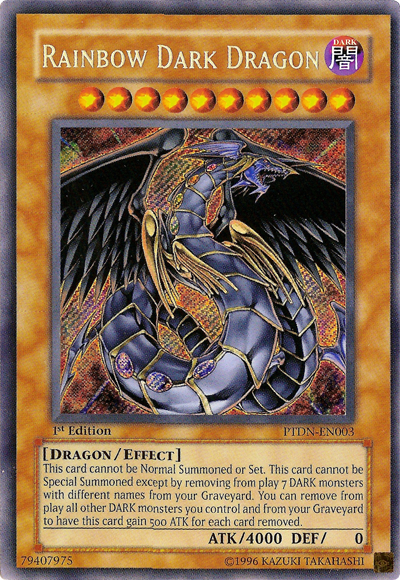 Rainbow Dark Dragon [PTDN-EN003] Secret Rare | Game Master's Emporium (The New GME)