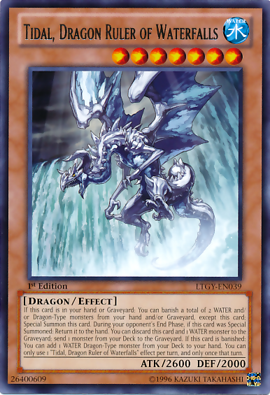 Tidal, Dragon Ruler of Waterfalls [LTGY-EN039] Rare | Game Master's Emporium (The New GME)