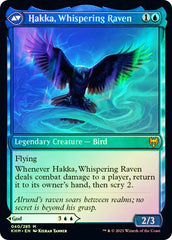 Alrund, God of the Cosmos // Hakka, Whispering Raven [Kaldheim Prerelease Promos] | Game Master's Emporium (The New GME)