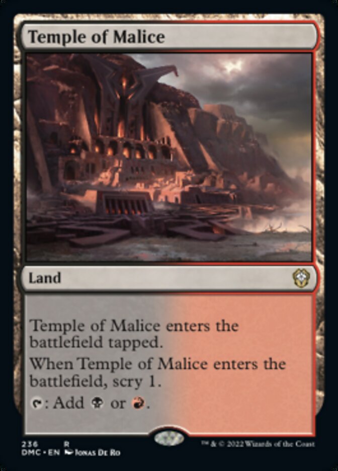 Temple of Malice [Dominaria United Commander] | Game Master's Emporium (The New GME)