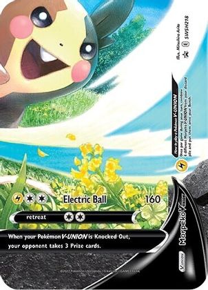 Morpeko V-UNION (SWSH218) [Sword & Shield: Black Star Promos] | Game Master's Emporium (The New GME)