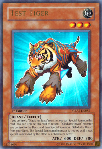 Test Tiger [GLAS-EN082] Ultra Rare | Game Master's Emporium (The New GME)